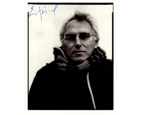 FISCHL ERIC: (1948- ) American painter, sculptor and printmaker. Signed 8 x 10 photograph of the artist in a head and shoulde