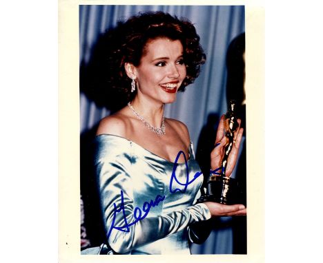 DAVIS GEENA: (1956- ) American actress, Academy Award winner for Best Supporting Actress in 1988 for her role as Muriel Pritc