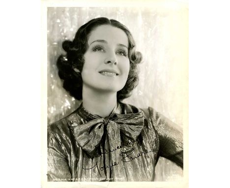SHEARER NORMA: (1902-1983) Canadian-born American actress, Academy Award winner for Best Actress in 1929/30 for her role as J