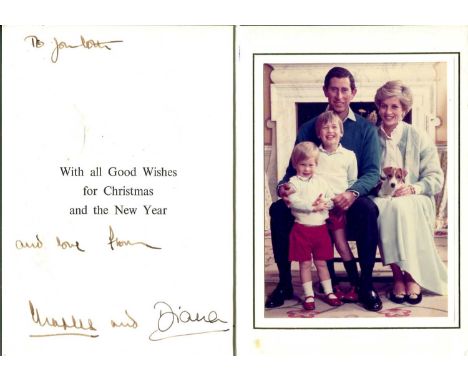 CHARLES III (1948- ) King of the United Kingdom from 2022, formerly the Prince of Wales &amp; DIANA (1961-1997) Princess of W