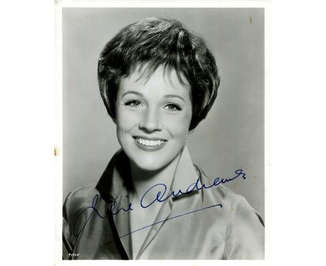 ANDREWS JULIE: (1935- ) English actress, Academy Award winner for Best Actress in 1964 for her role as Mary Poppins in Mary P