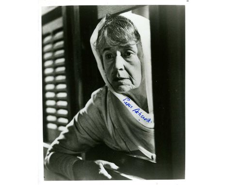 ASHCROFT PEGGY: (1907-1991) English actress, Academy Award winner for Best Supporting Actress in 1984 for her role as Mrs. Mo