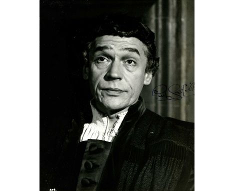 SCOFIELD PAUL: (1922-2008) English actor, Academy Award winner for Best Actor in 1966 for his role as Sir Thomas More in A Ma