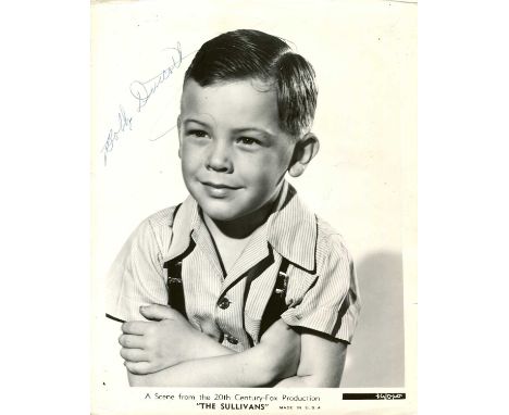 DRISCOLL BOBBY: (1937-1968) American actor, the recipient of the Academy Juvenile Award in 1949. An extremely rare vintage si