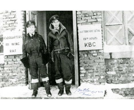 ROYAL AIR FORCE: Basil Bush (1914-2002) British fighter pilot of World War II who participated in the Battle of Britain and w