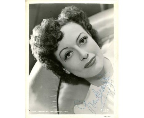 CRAWFORD JOAN: (1905-1977) American actress, Academy Award winner for Best Actress in 1945 for her role as Mildred Pierce Ber