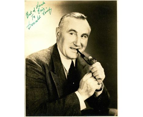 CRISP DONALD: (1882-1974) English actor, Academy Award winner for Best Supporting Actor in 1941 for his role as Gwilym Morgan