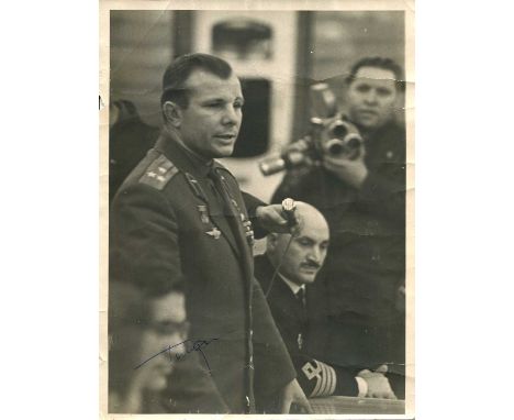 GAGARIN YURI: (1934-1968) Soviet cosmonaut, the first human to journey into outer space, travelling on Vostok 1, 12th April 1