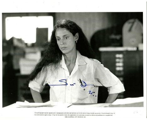 BRAGA SONIA: (1950- ) Brazilian actress. Signed 10 x 8 photograph of the actress standing in a half-length pose in costume as