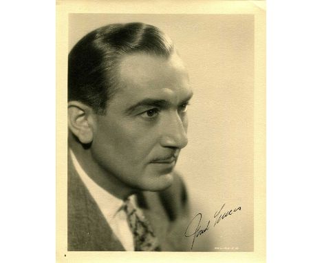 LUKAS PAUL: (1895-1971) Hungarian actor, Academy Award winner for Best Actor in 1943 for his role as Kurt Muller in Watch on 