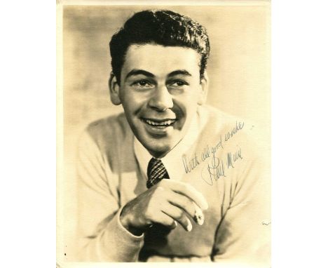 MUNI PAUL: (1895-1967) Austro-Hungarian actor, Academy Award winner for Best Actor in 1936 for his role as Dr. Louis Pasteur 