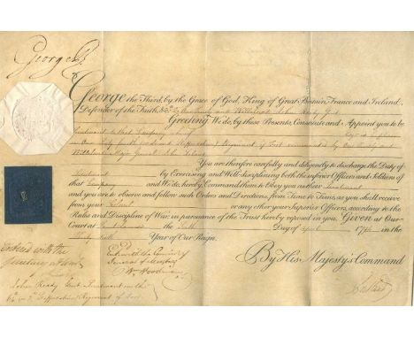 GEORGE III: (1738-1820) King of Great Britain and Ireland 1760-1820. A good D.S., George R, a fine example as King, at the he
