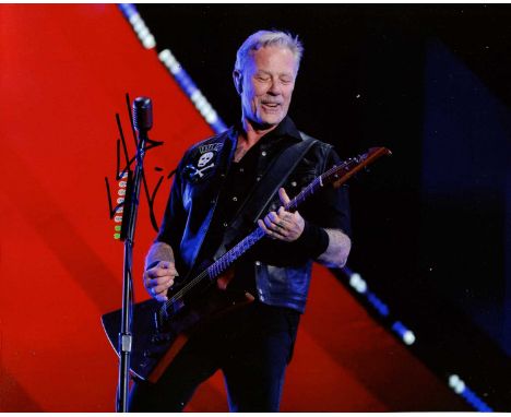 HETFIELD JAMES: (1963- ) American Musician. Hetfield is the lead Vocalist, Guitarist, co-founder, and primary songwriter of t