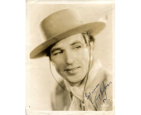 COOPER GARY: (1901-1961) American actor, Academy Award winner for Best Actor in 1941 for his role as Sergeant Alvin York in S