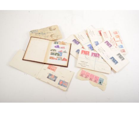 A collection of pre-war First Day Covers, mainly 1930's Commonwealth, some postage labels, a flown cover 12th May 1937 from B