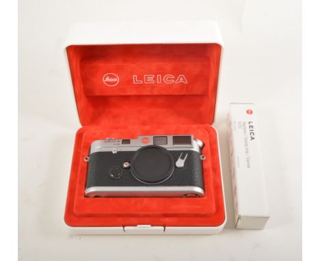 Leica M6 Titanium 0.72 Rangefinder camera body, with strap, boxed.
