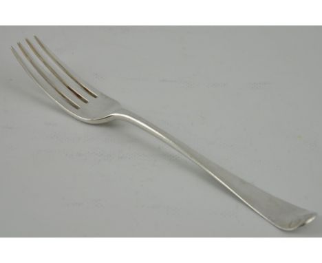 A George III silver table fork, London 1800 by William Eley & William Fearn, 3oz