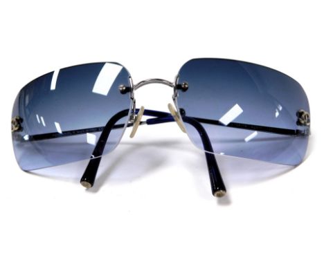 A pair of Chanel sunglasses, no. 4017 c.124/79 62017 120, cased and outer boxed with tags and leaflet.
