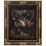 Verbruggen, Caspar Peeter d. J. - Kreis des: Früchte und Blumen in einer Steinvase