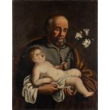 Der heilige Joseph mit dem Jesusknaben, Süddeutschland, 18. Jh.