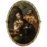 Die heiligen Maria Magdalena und Hieronymus, Neapel, 2. H. 17. Jh.