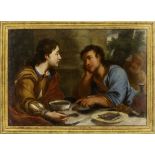 Ferrari, Giovanni Andrea De (Attrib.): Tobias und Sara beim Hochzeitsmahl, beobachtet von Raguel