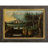Landschaft mit Wasserfall, Maler der Familie Bemmel, 2. H. 18. Jh.