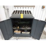 Cabinet w/ Milling Tools and Collets