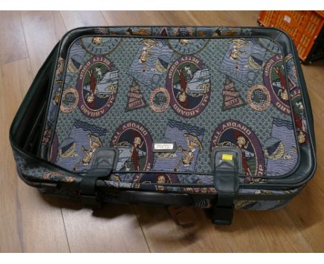 Tapestry inspired Betty Boop suitcase 