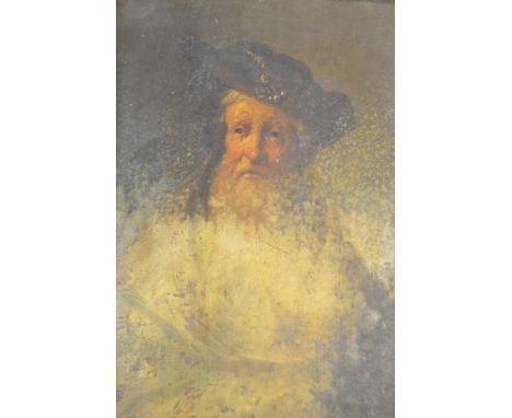 Attrib: Christian Dietricy (1712-1774) - portrait of gentleman - 32x24cm oil on wooden panel, in gilt frame.CONDITION REPORTd