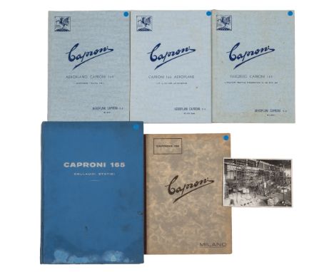 1936 Ca164, Ca 165, and Ca166 1936 Ca164 sales leaflet with data and plans of an aerobatic aircraft and Ca165 two leaflets of