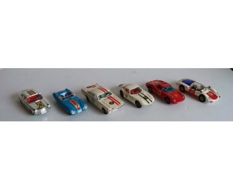 A Corgi Porsche Carrera 6, RN60 Monte-Carlo white/red; Corgi Ferrari Berlinetta 250 LM RN4; Corgi Ford Mustang Fastback 2+2 c