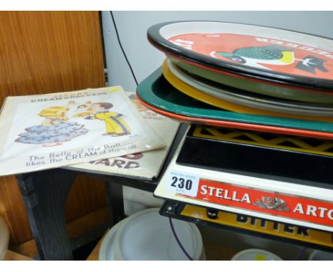 Parcel of breweriana and vintage style advertising posters