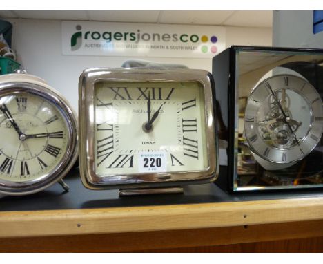 Two London Clock Company clocks and another for Pritchard & Company of London