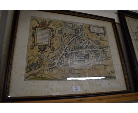 VINTAGE MAP “CANTEBRIGIA”