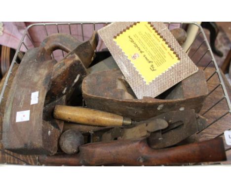 A box containing a small quantity of tools
