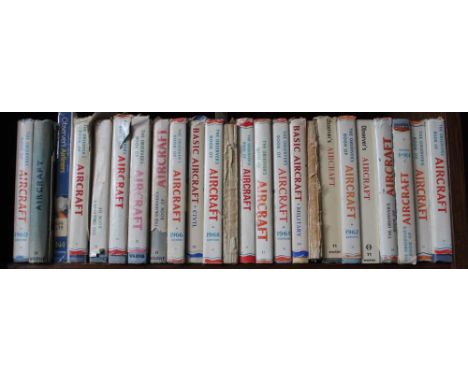 A shelf containing Observer's Aircraft books (22)
