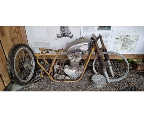 c.1960 Tribsa, project. Registration number not registered. Frame number GA7 4692. Engine number (1955) T100 70913.Buyers sho
