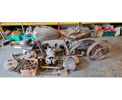 1960 BSA A7 Shooting Star, project. Registration number not registered. Frame number GA7 389. Engine number CA7 SS 6736.A nea
