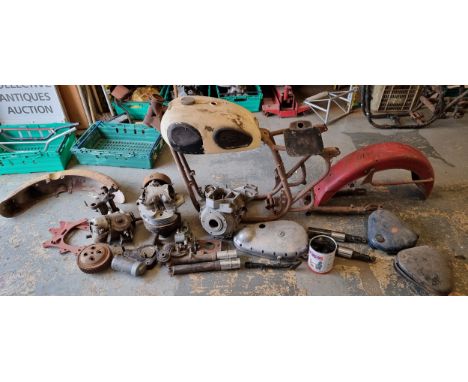 c.1960 BSA A10 Road Rocket, project. Registration number not registered. Frame number GA7 3008. Engine number DA10R 186.Buyer