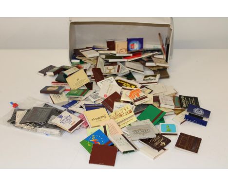 A job lot of assorted vintage match books 
