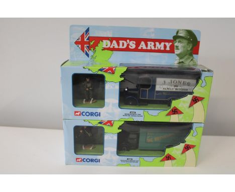 Two boxed Corgi Dad's Army models 