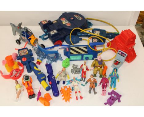 A box of Ghost Buster related toys &amp; figures 