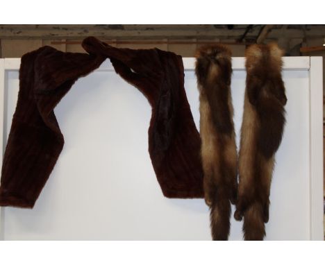 Two vintage fur stolls. postage uk only 