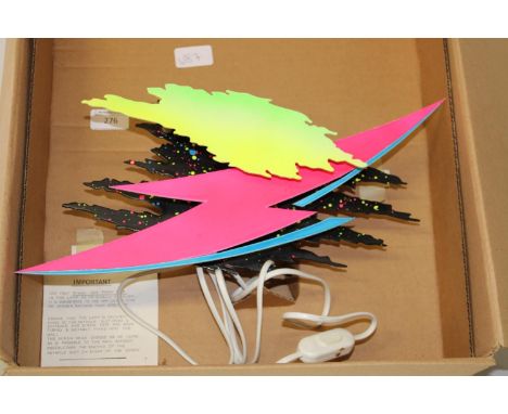 An unusual contemporary wall light 