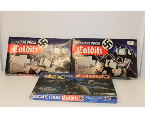 Three vintage Escape from Colditz board games 