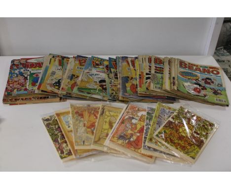 A job lot of vintage Beano comics &amp; new occasional cards 