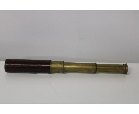 A vintage Britannic three draw telescope 