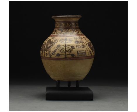 C. 3rd millennium BC. Ancient Central Asia, Indus Valley. A fine example of an Indus Valley civilisation jar, comprising a gl