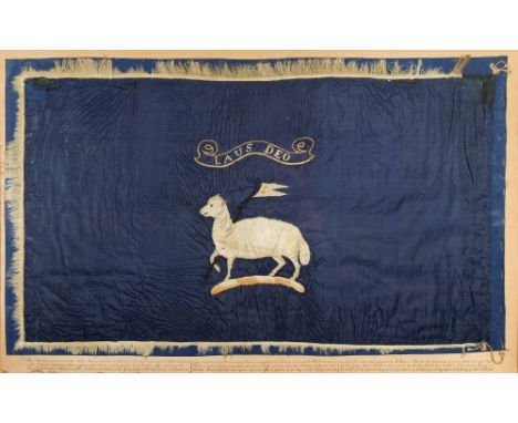 A rare and well preserved Arctic exploration sledge flag for Admiral George Richards KCB, Commander of HMS Assistance in Sir 